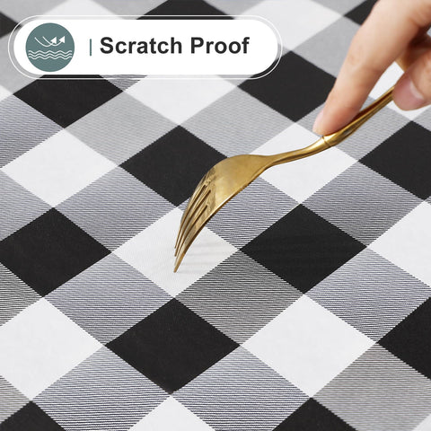 Misaya indoor-outdoor tablecloth suitable for casual dinners and gatherings.