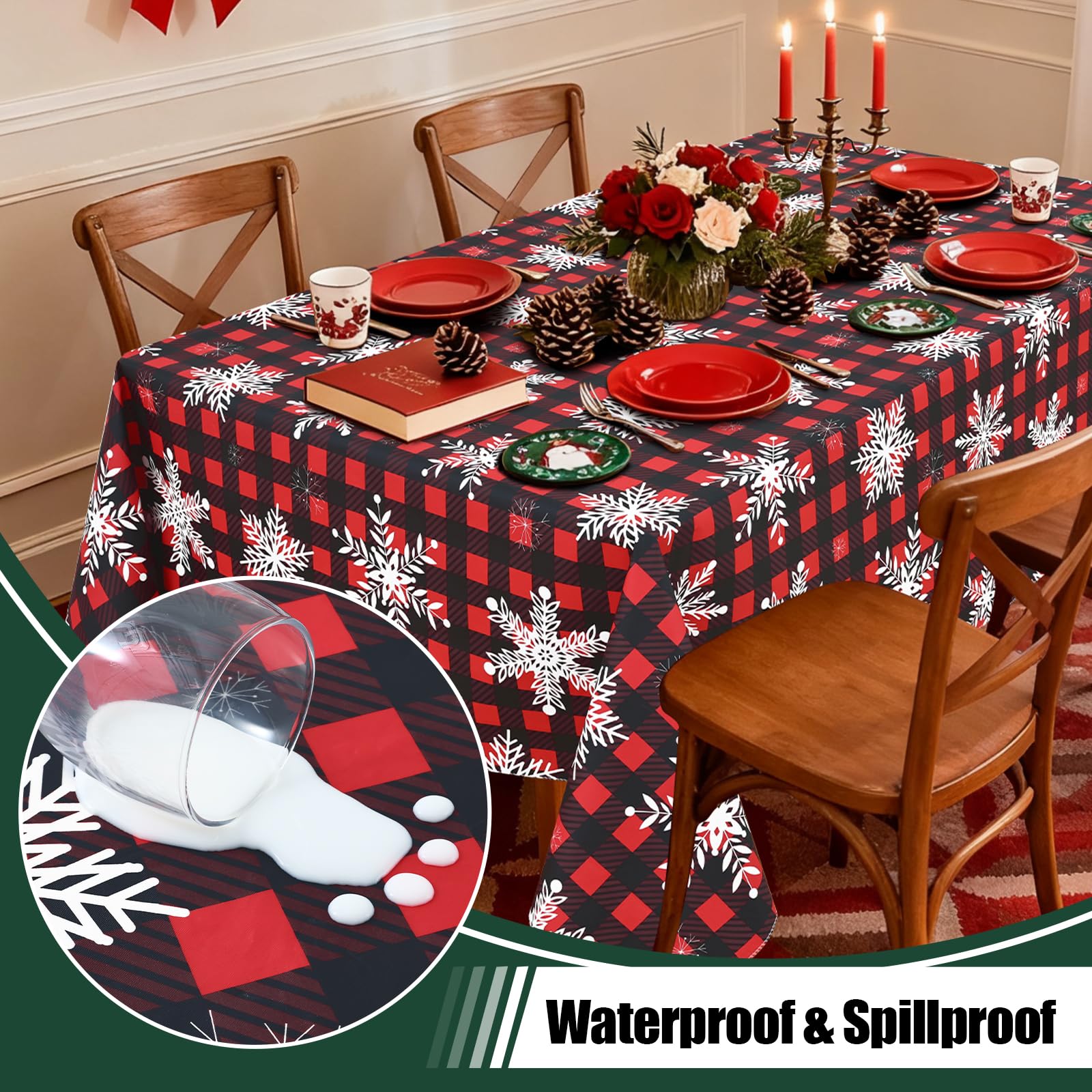 Misaya wipe-clean surface for quick cleaning after meals and gatherings.