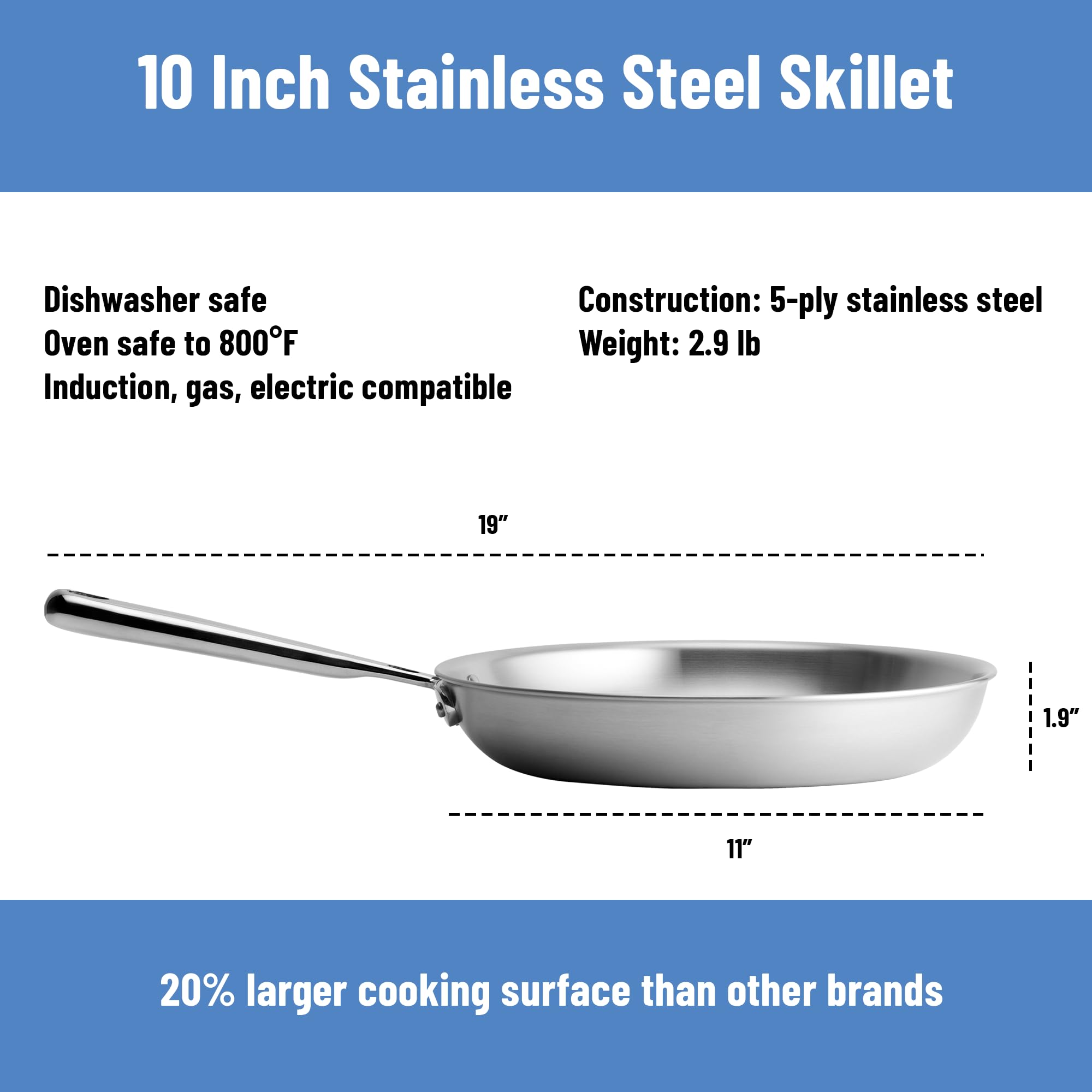 Misen pan accommodates weeknight recipes from sauté to simmer.