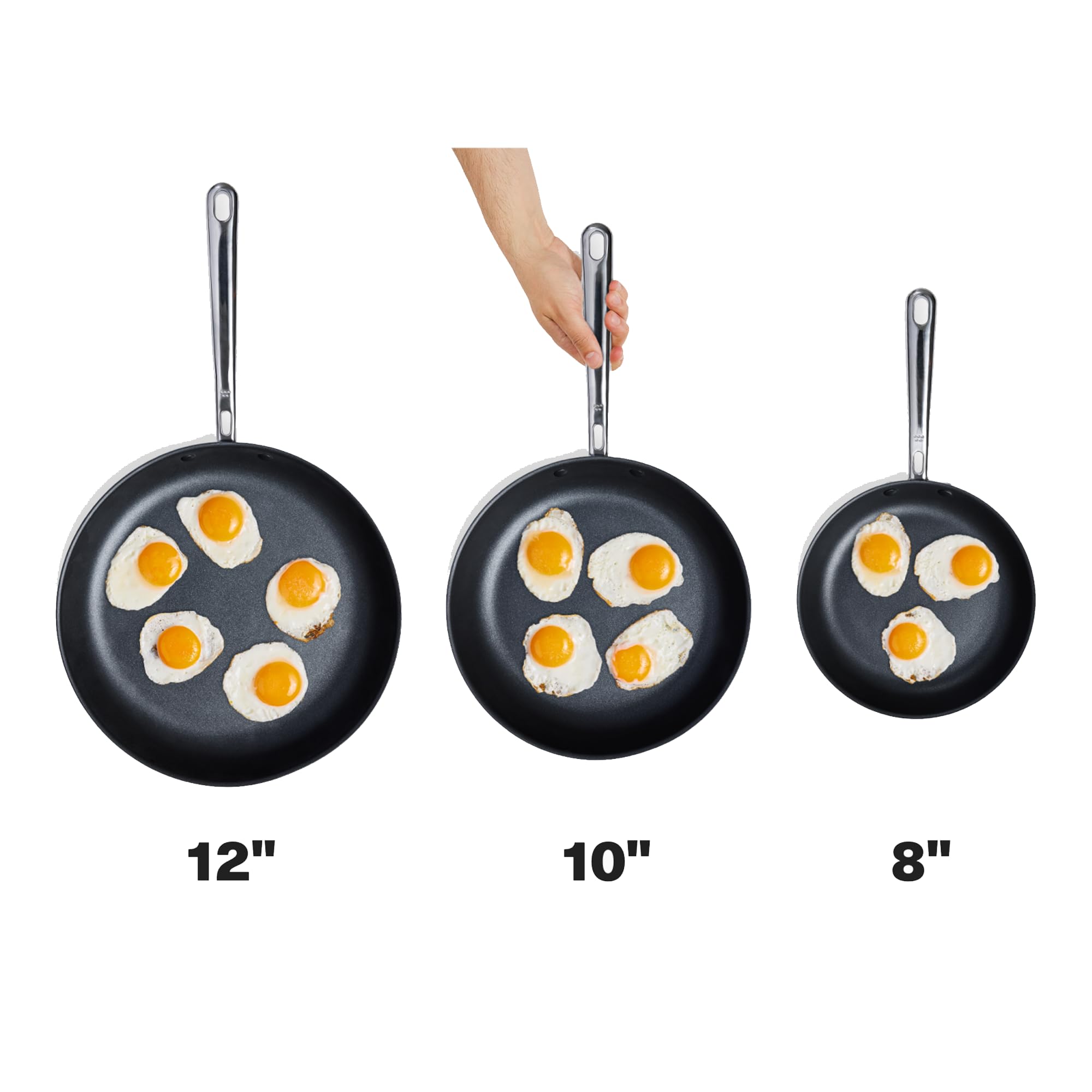 Effortless cleanup after cooking thanks to natural nonstick surface