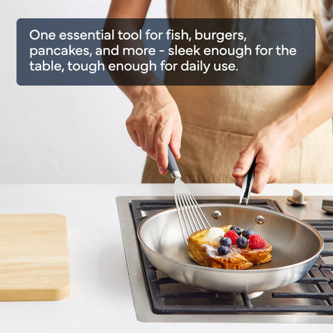 Misen stainless steel blade resists high heat for durable daily use