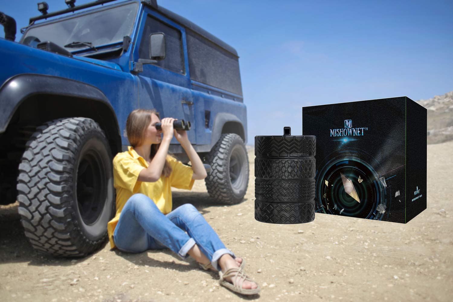 MISHOWNET tire mug ready for daily use or a thoughtful car-themed gift.