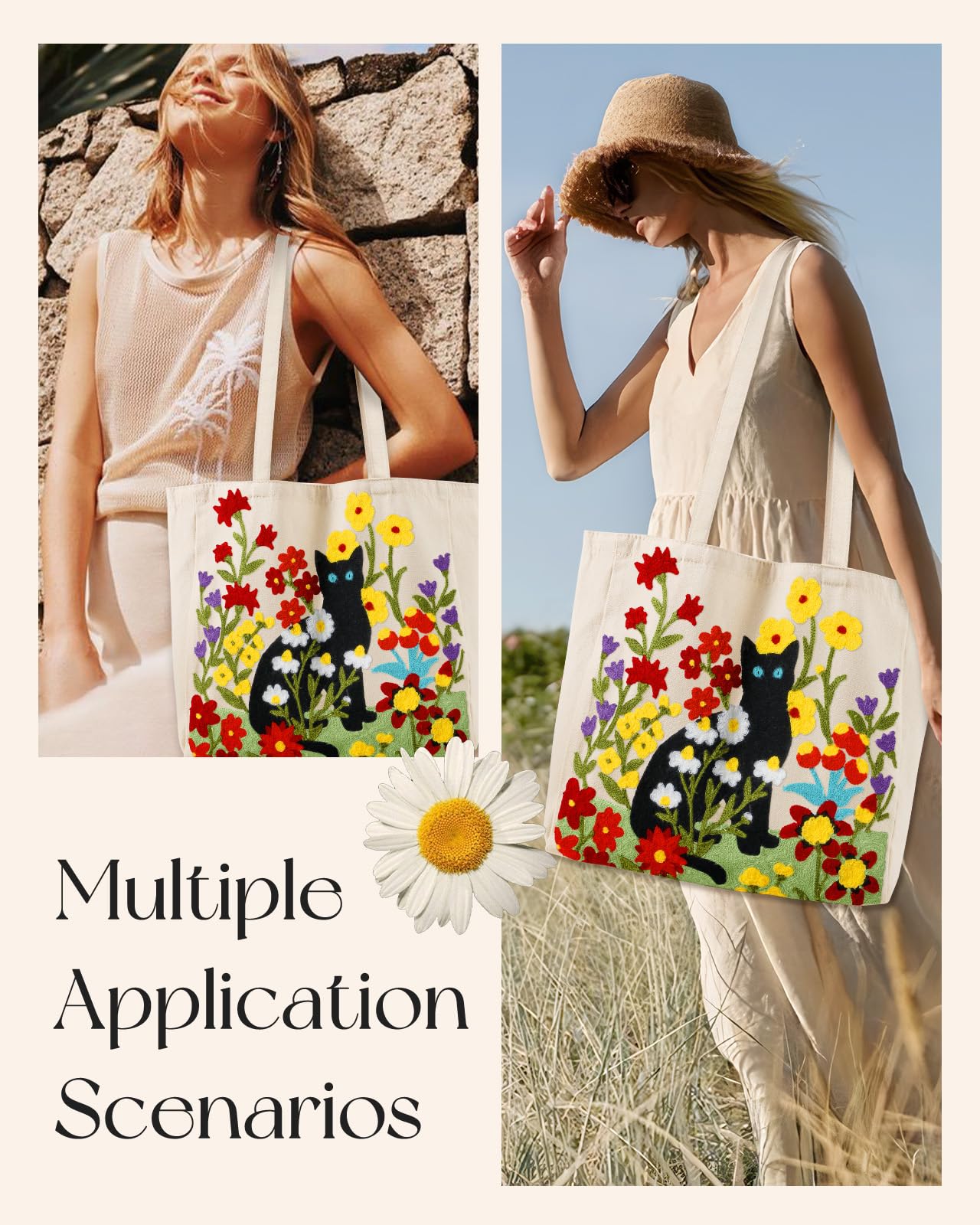 Miss Adola embroidered floral patterns with multiple styles