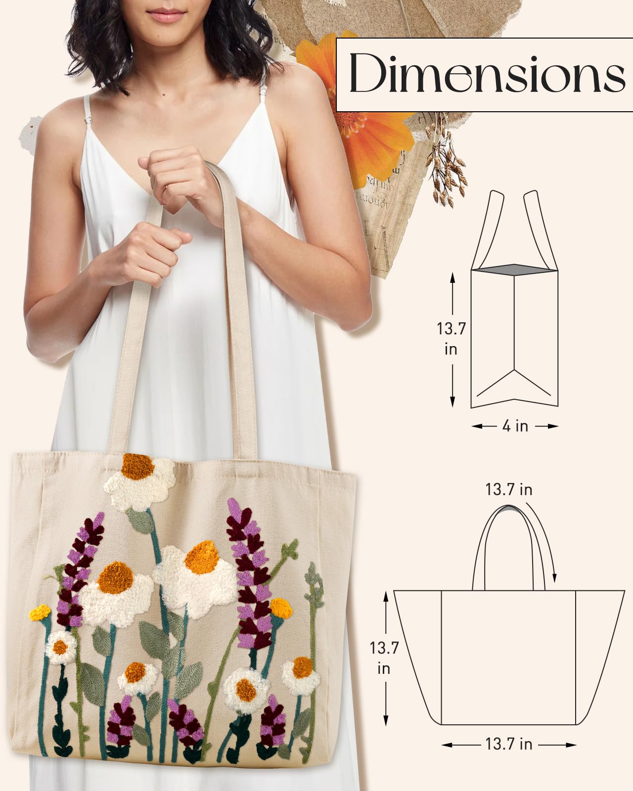 Miss Adola grocery shopping tote ready for market trips