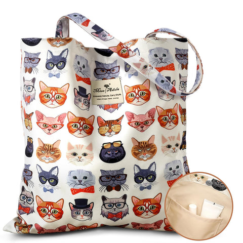 Miss Adola tote bag showing soft cotton fabric texture for daily use