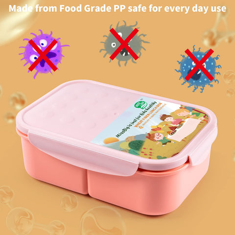 MISS BIG Bento Box dishwasher-safe finish simplifies cleanup after lunch.