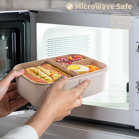 MISS BIG Bento Box is freezer safe for meal prep and leftovers