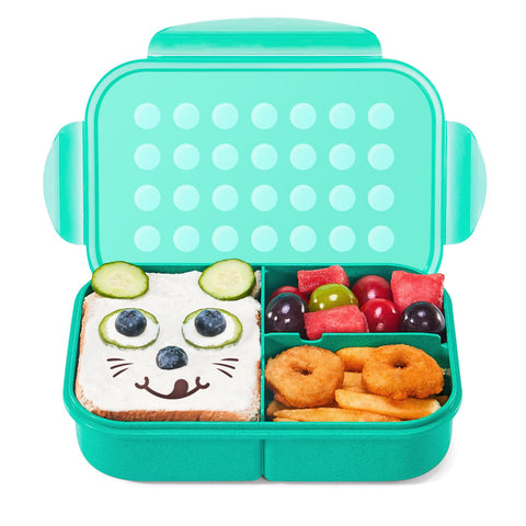 MISS BIG Kids Bento Box with leakproof seal for mess-free transport.
