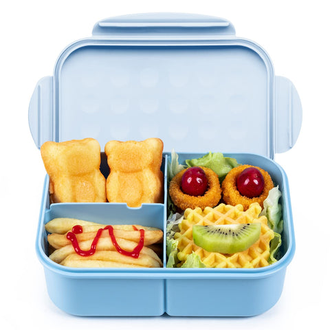 MISS BIG Bento Box lid-latches ensure secure closure during travel