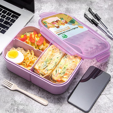 MISS BIG Bento Box is microwave and dishwasher safe after lid removal