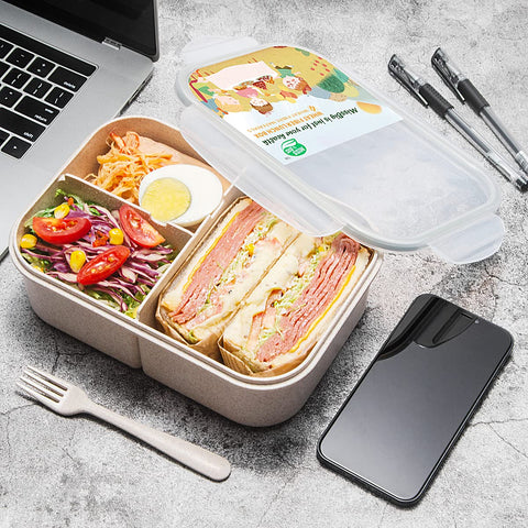 MISS BIG Bento Box is microwave and dishwasher safe for convenient reheating and cleaning
