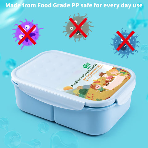 MISS BIG Bento Box microwave-safe design allows easy reheating