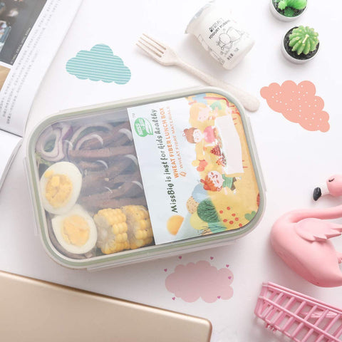 MISS BIG dishwasher-safe lunch box cleans up quickly after meals.