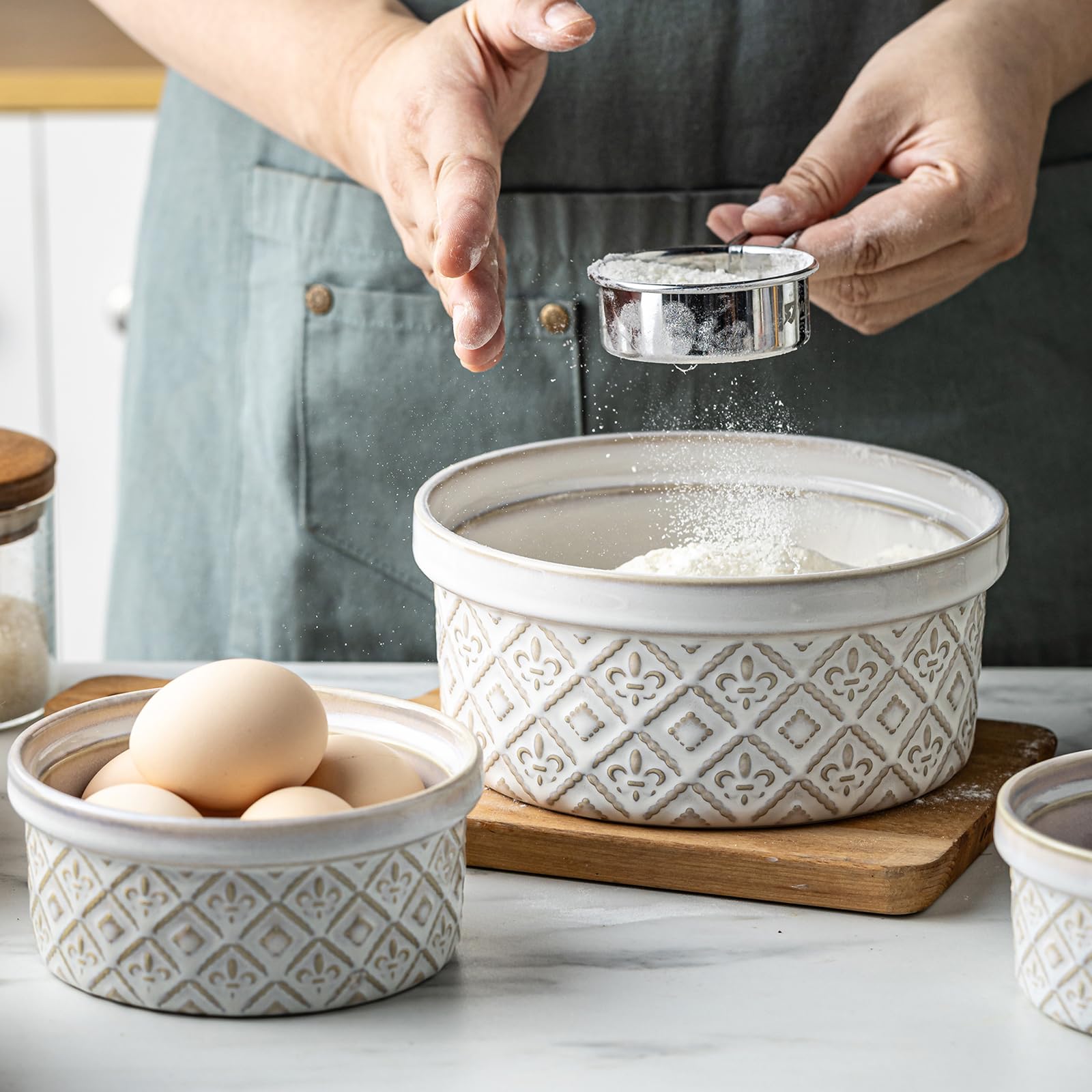 MISSYSSIM bowls with wide base and ergonomic rim for stable handling