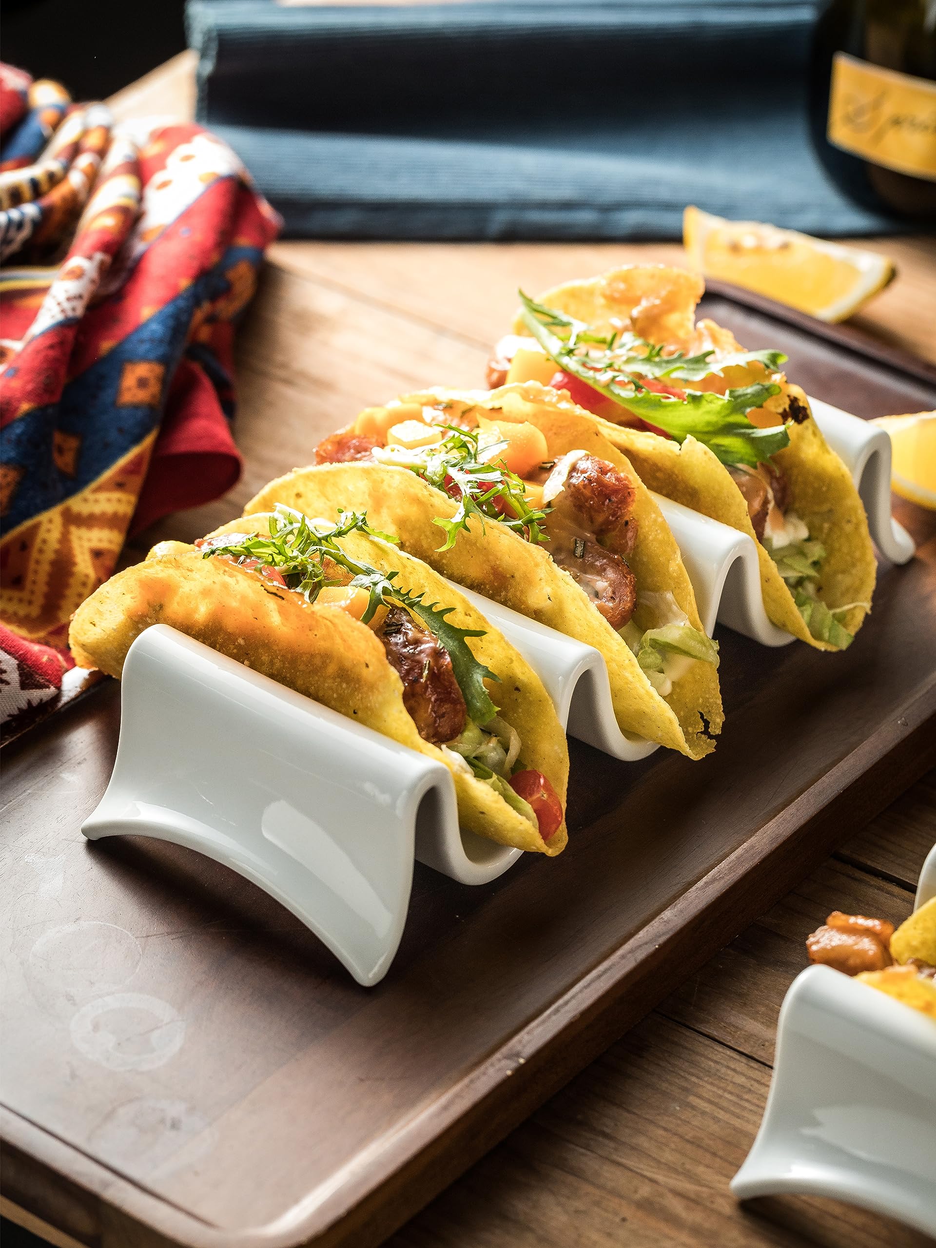 MISSYSSIM sturdy taco holder set for everyday meals and entertaining