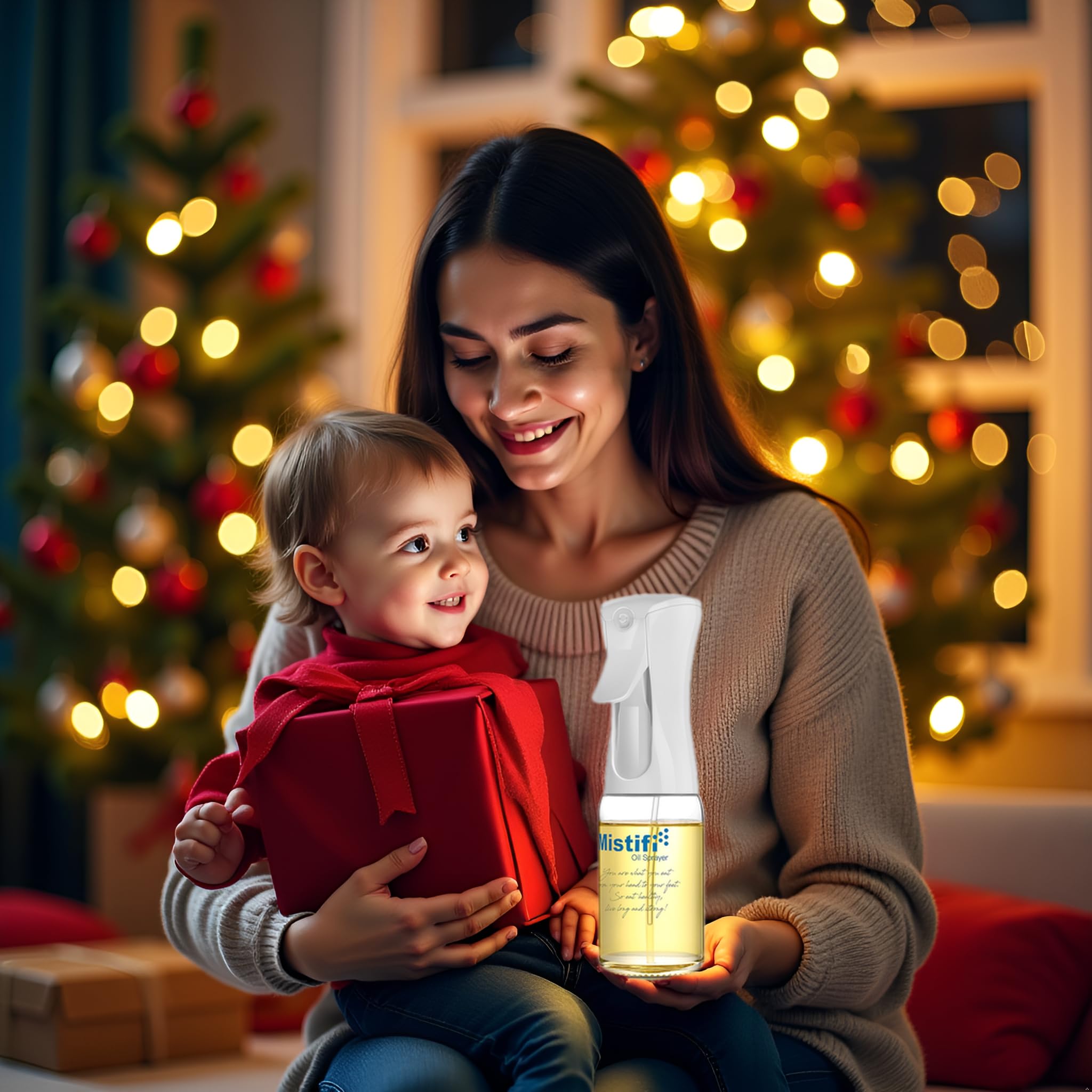 Mistifi built-in reservoir reduces waste and keeps surfaces clean