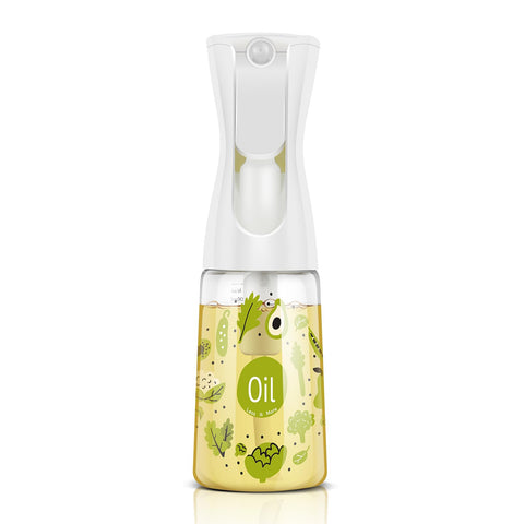 Mistifi Oliver Oil Sprayer shows ergonomic arc design for comfortable handling in the kitchen.