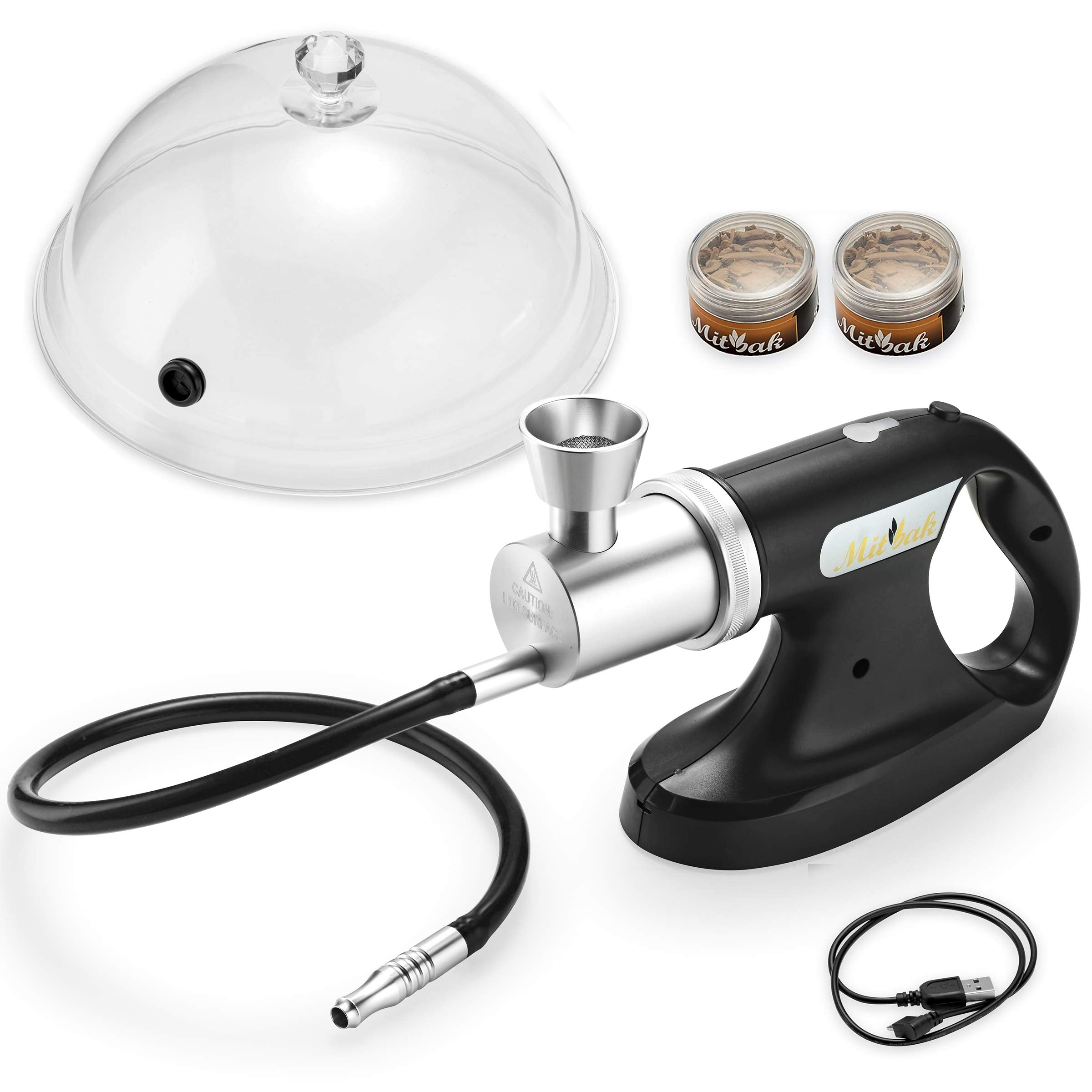 MITBAK cocktail smoker kit with dome lid for quick, flavorful smoked cocktails at home.