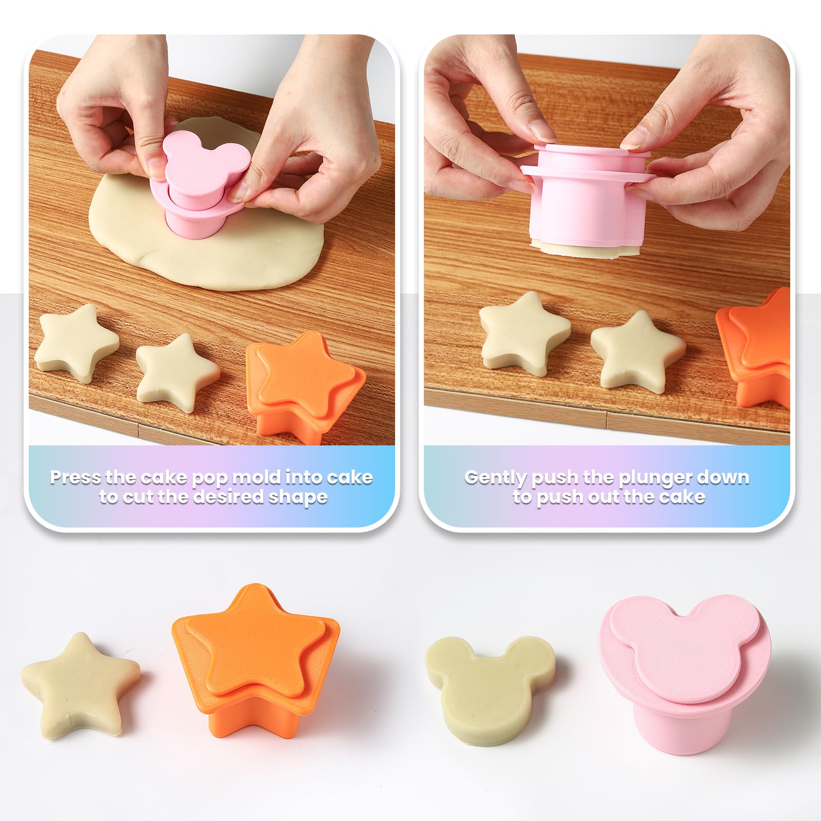 MITCHENIFY mouse cake pop mold yields professional-looking pops.