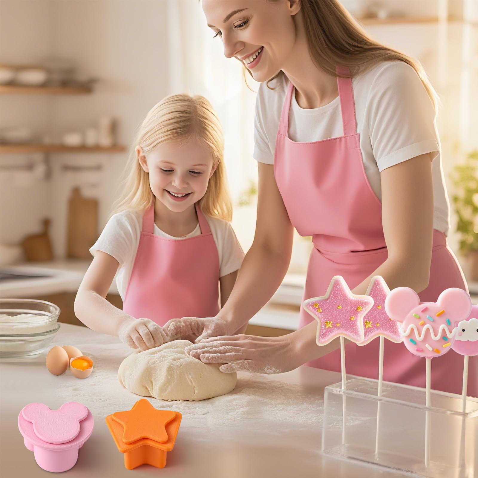 MITCHENIFY star cake pop mold offers versatile dessert shapes.