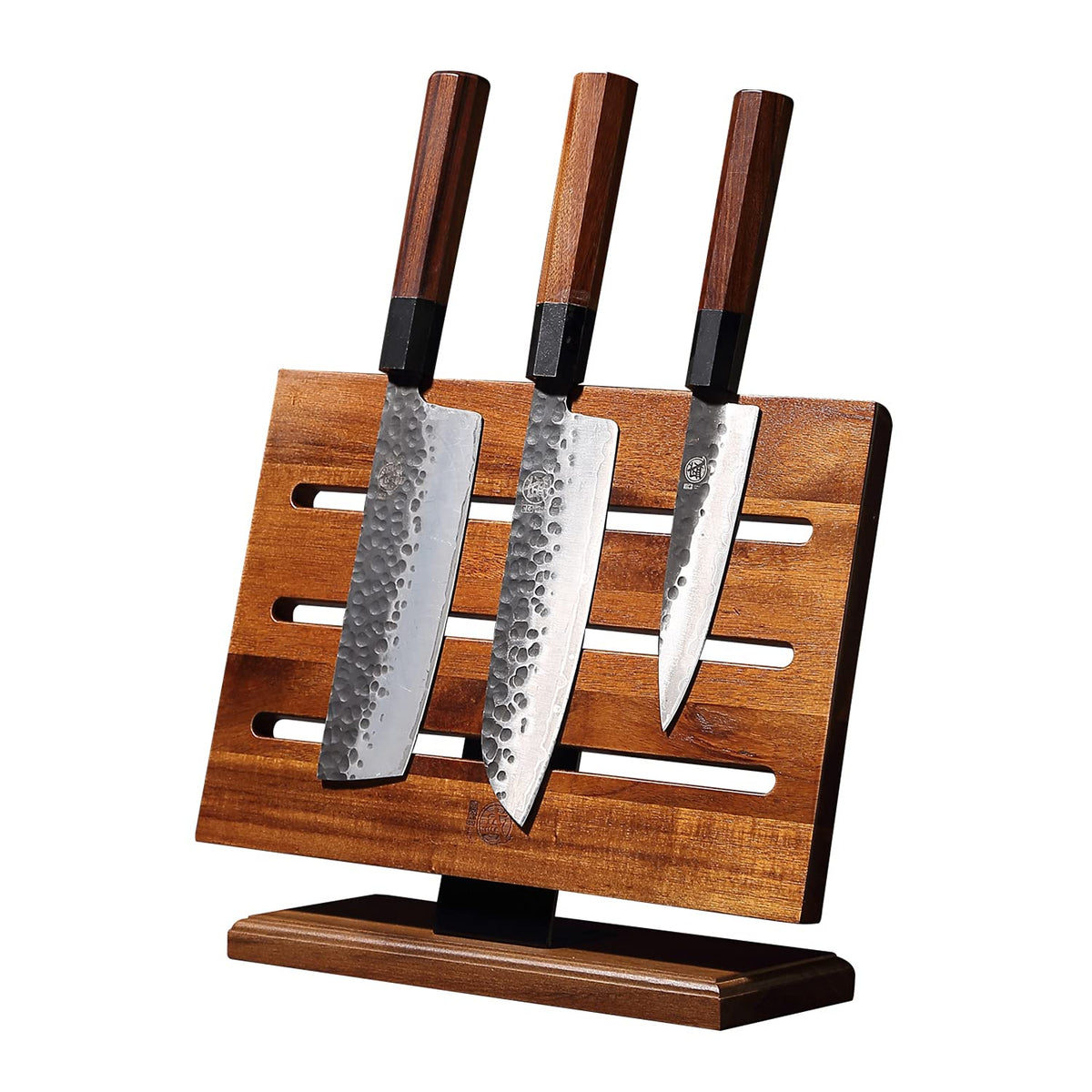 MITSUMOTO SAKARI double-sided magnetic knife holder securely stores knives on both faces
