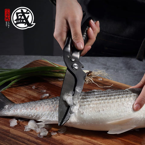 MITSUMOTO SAKARI heavy-duty alloy steel construction for long-lasting sharpness.