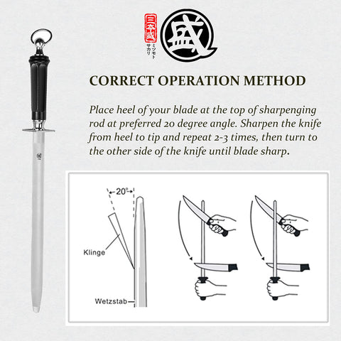 MITSUMOTO SAKARI high-carbon steel with diamond surface for durable sharpening