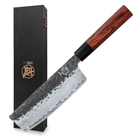 MITSUMOTO SAKARI Nakiri knife 7-inch full view for precise vegetable prep