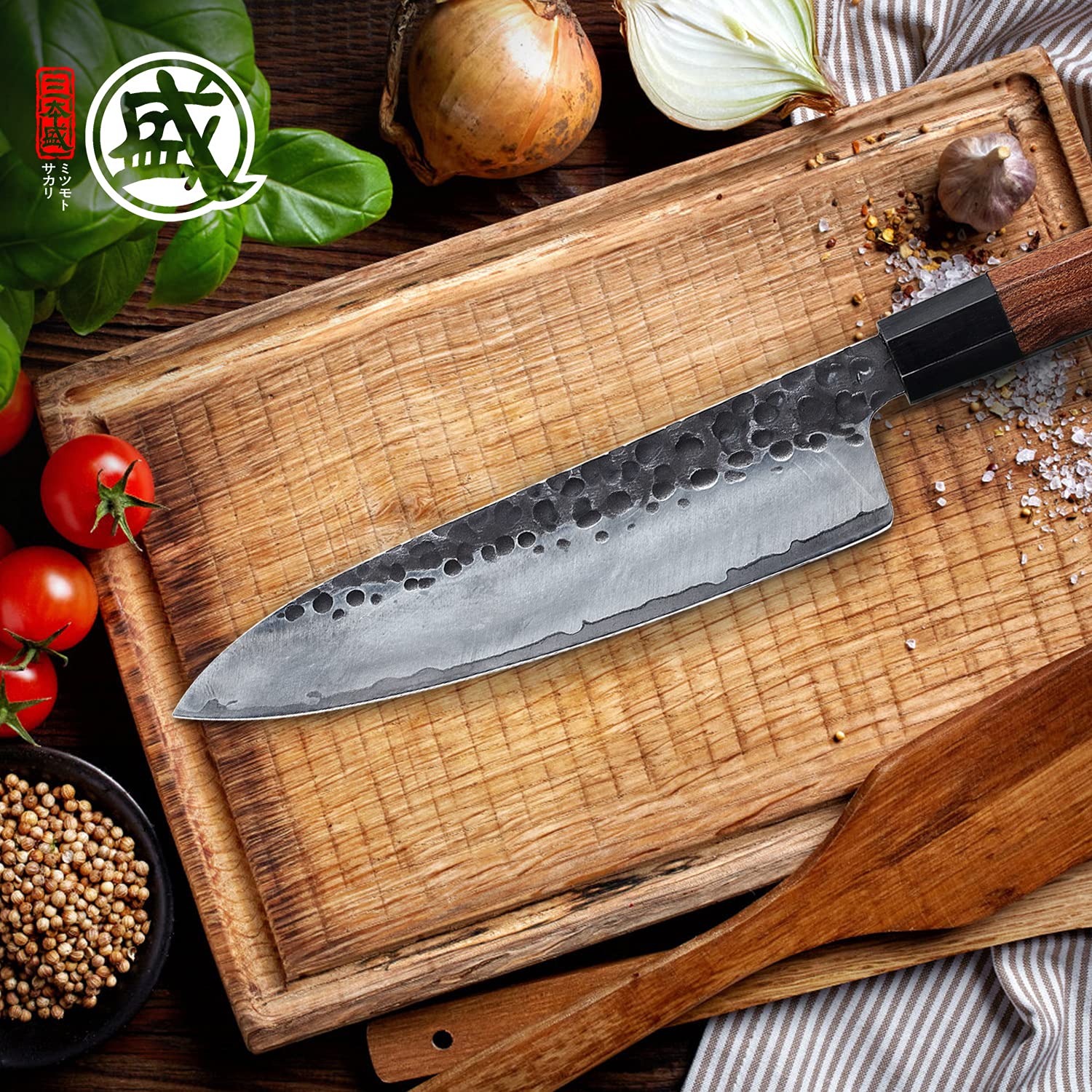 Professional-grade chef knife ideal for home cooks.