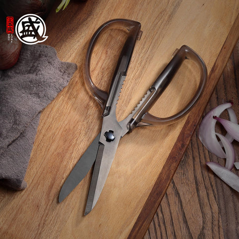 MITSUMOTO SAKARI sharp blades deliver clean cuts for meats and vegetables.