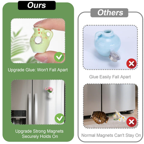 Mity Rain mini vase magnets make thoughtful gifts for decor lovers