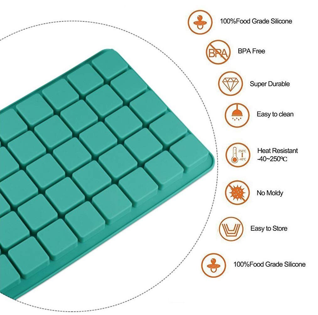 Mity Rain grid fondant mold for cake decorations and toppers.