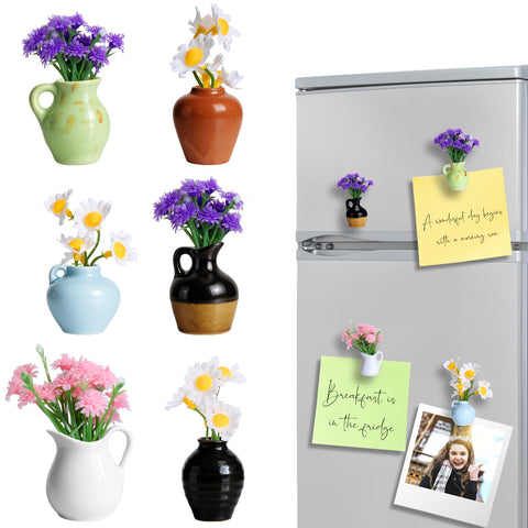 Mity Rain fridge magnets adding charm to a workspace.