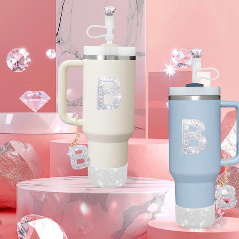 Mity rain sparkly silicone boot set protects cup bottoms