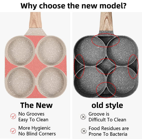 MIUGO compact 7.5-inch egg pan ideal for quick portions