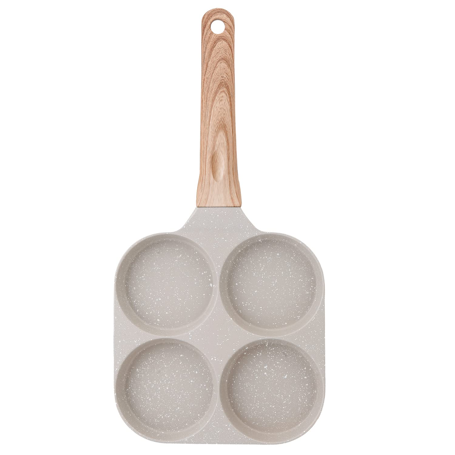 MIUGO ergonomic handle egg pan supports safe lifting