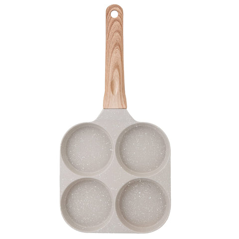 MIUGO ergonomic handle egg pan supports safe lifting