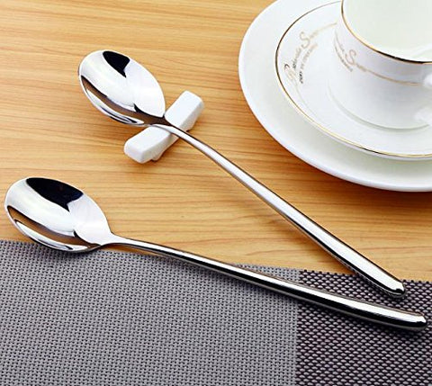 MIUPOO clean modern spoons complementing flatware