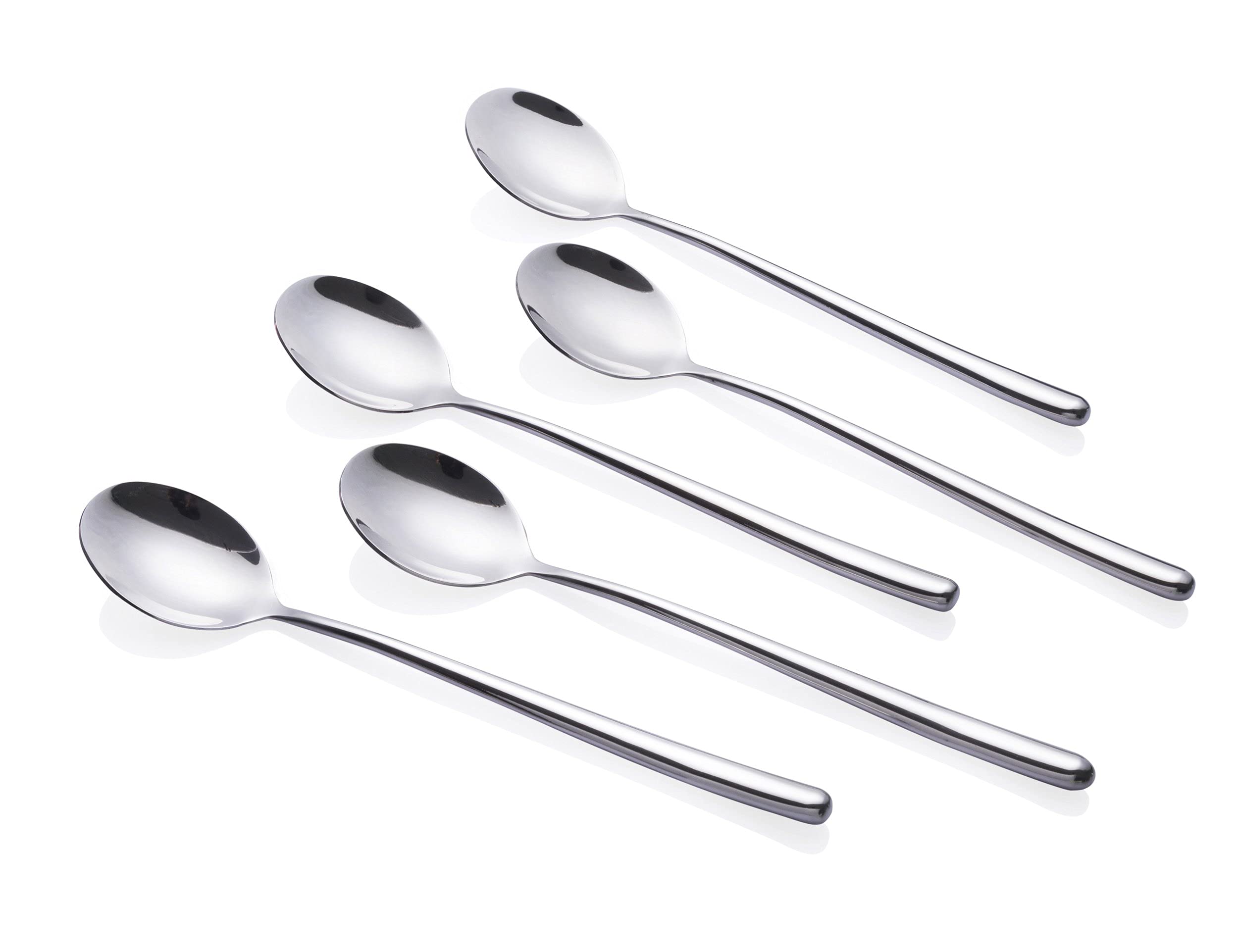 MIUPOO Korean spoon in a restaurant setting paired with flatware.
