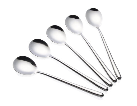 MIUPOO oriental-style soup spoons with smooth finish
