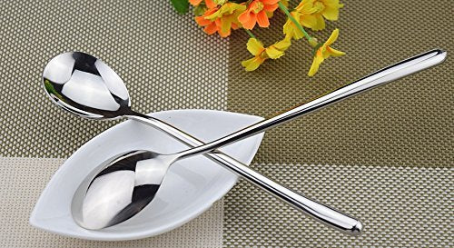 MIUPOO spoon suitable for soups, cereals, and desserts at home.