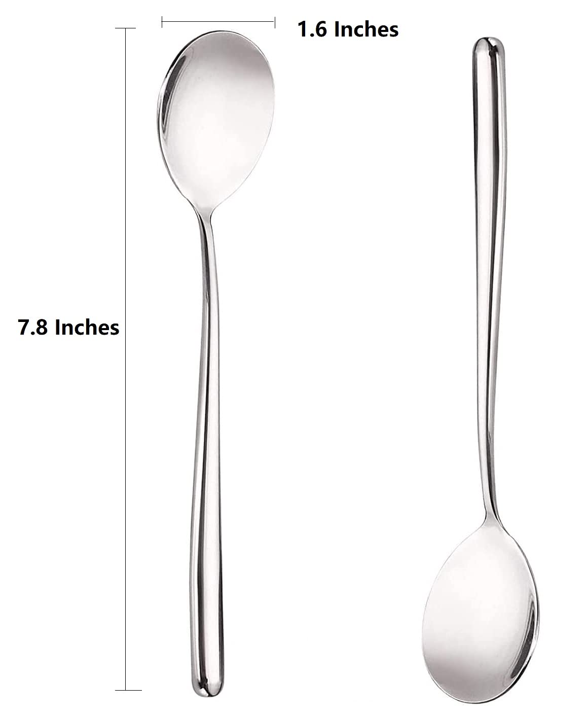 MIUPOO two-round-handles design spoons for flexible grip