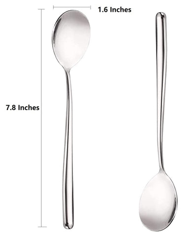 MIUPOO two-round-handles design spoons for flexible grip