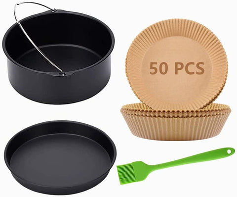 MIUVA air fryer cake barrel, nonstick surface for easy baking