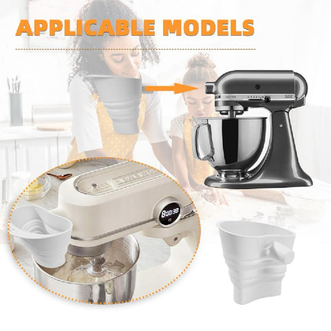 MIUXRZ dishwasher-safe flour funnel cleans quickly after use