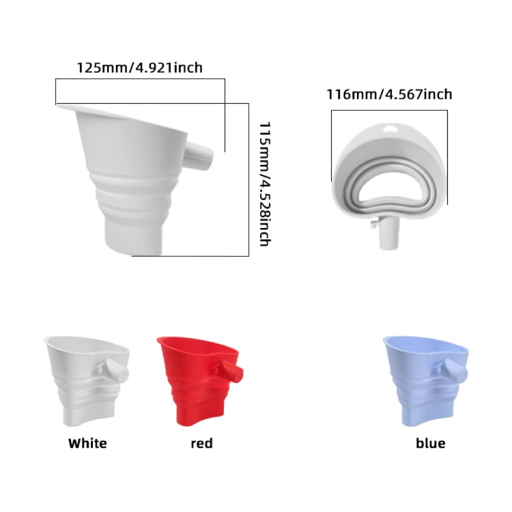 MIUXRZ multi-use kitchen funnel transfers flour, sugar, and liquids with ease