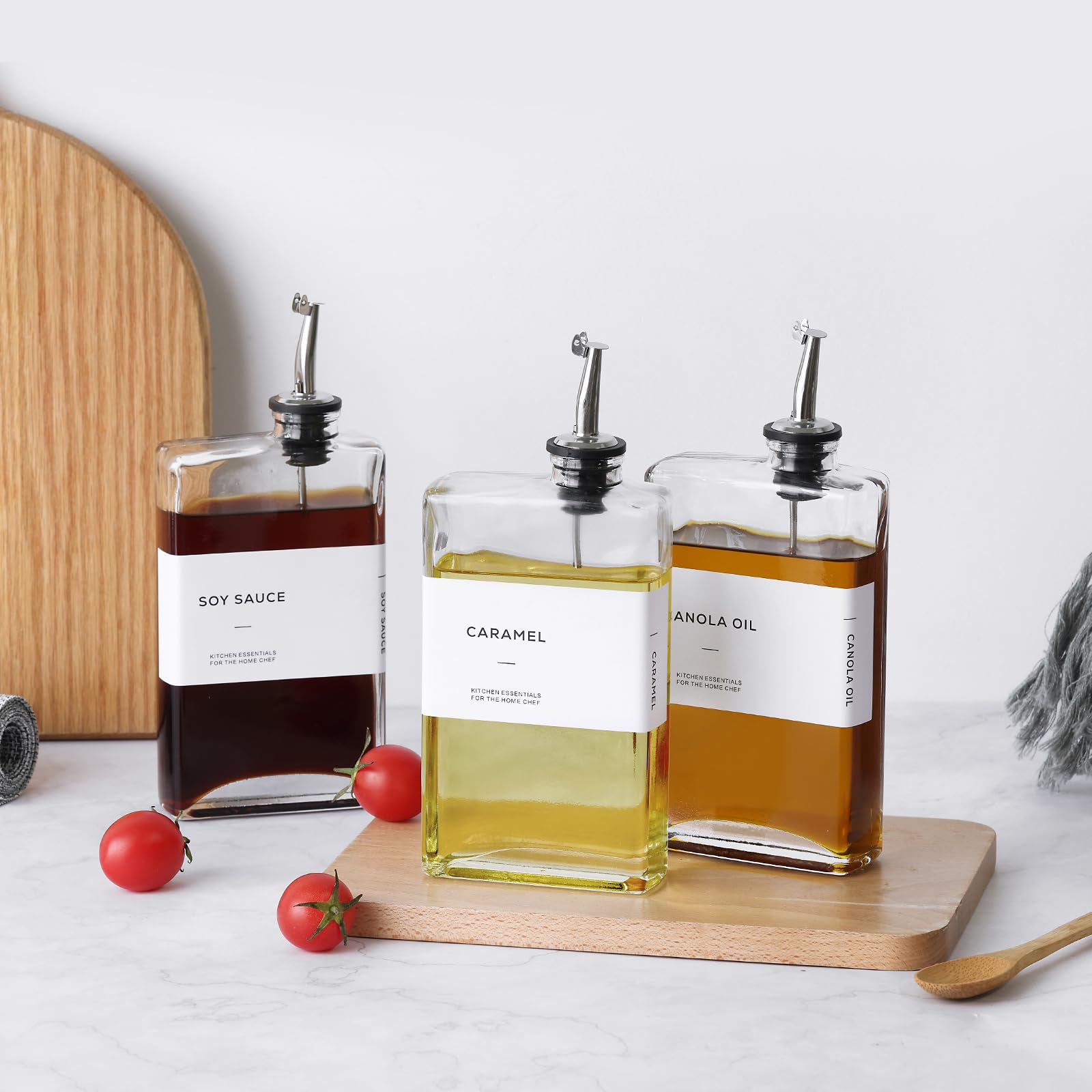 MIWUYI transparent bottle reveals oil level at a glance