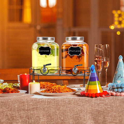 MIWUYI two-dispensers-on-setup ideal for parties and weddings