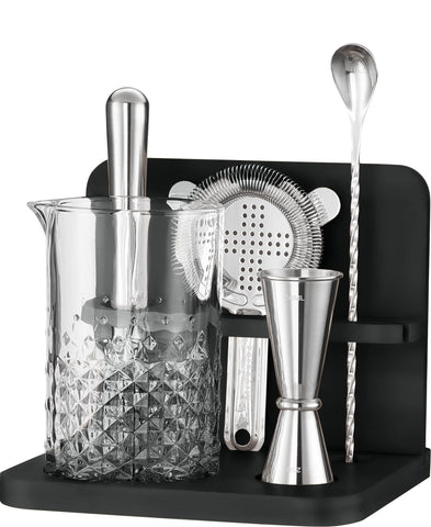 Mixeries crystal mixing glass 22oz with clear, elegant shine for precise stirring.