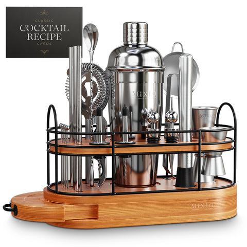 MIXLO HOME gift-ready bartending set for entertaining guests